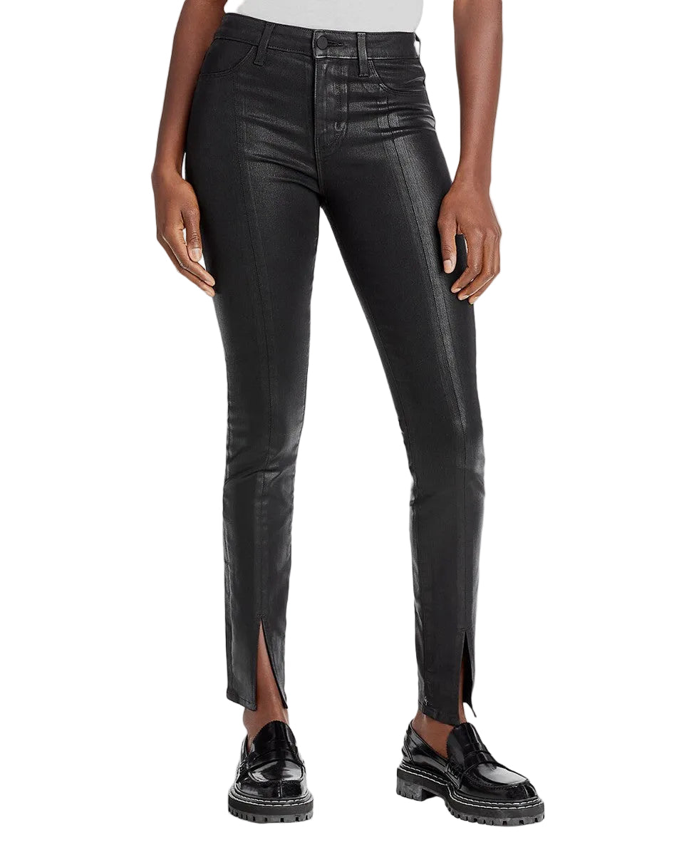 L’Agence Jyothi Coated High-Rise Skinny Jeans - 24
