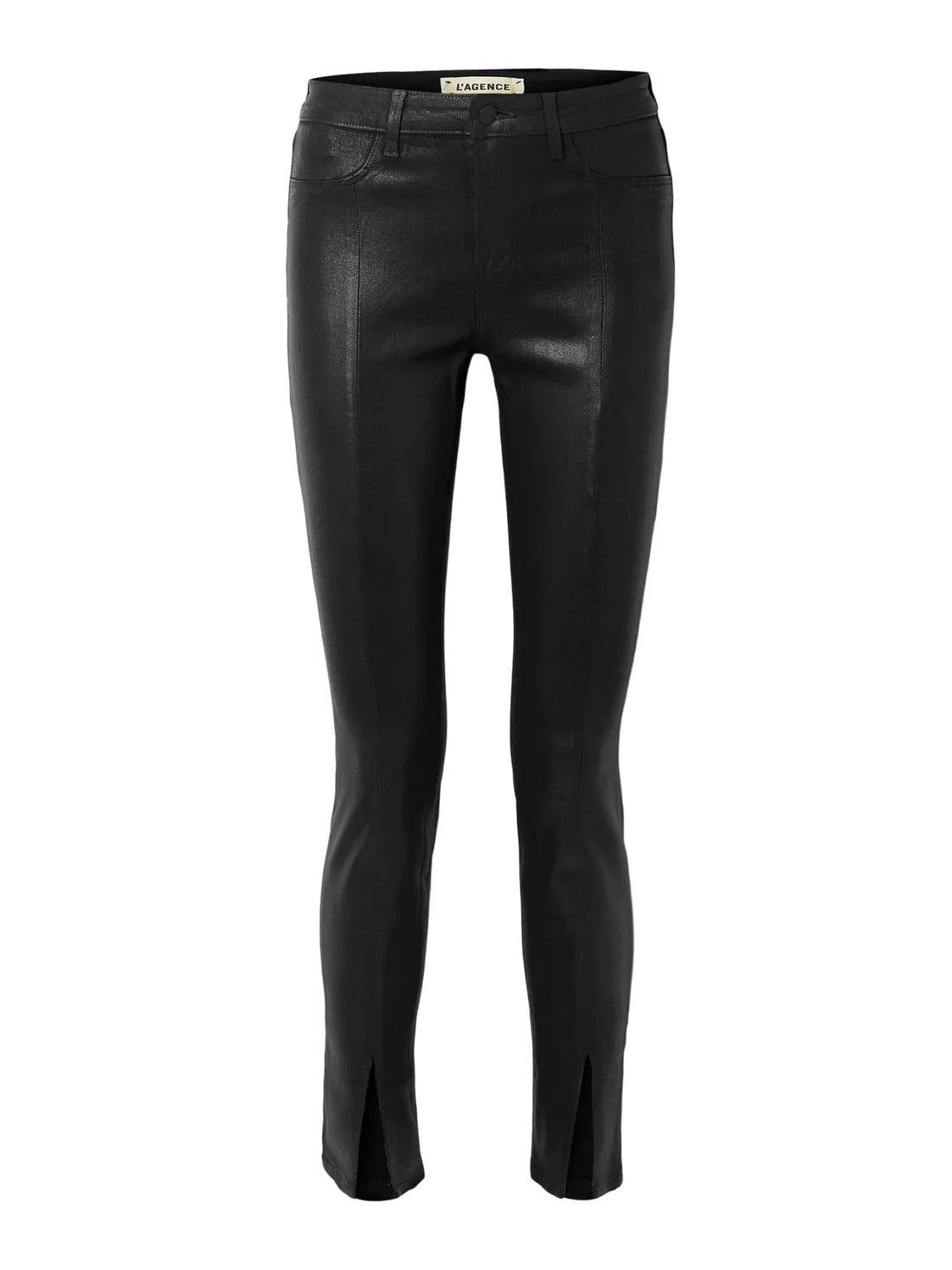 L’Agence Jyothi Coated High-Rise Skinny Jeans - 24