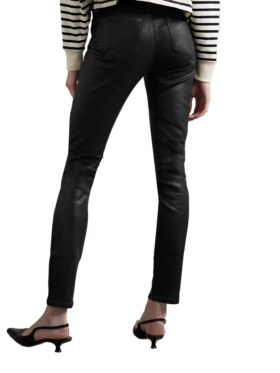 L’Agence Jyothi Coated High-Rise Skinny Jeans - 24