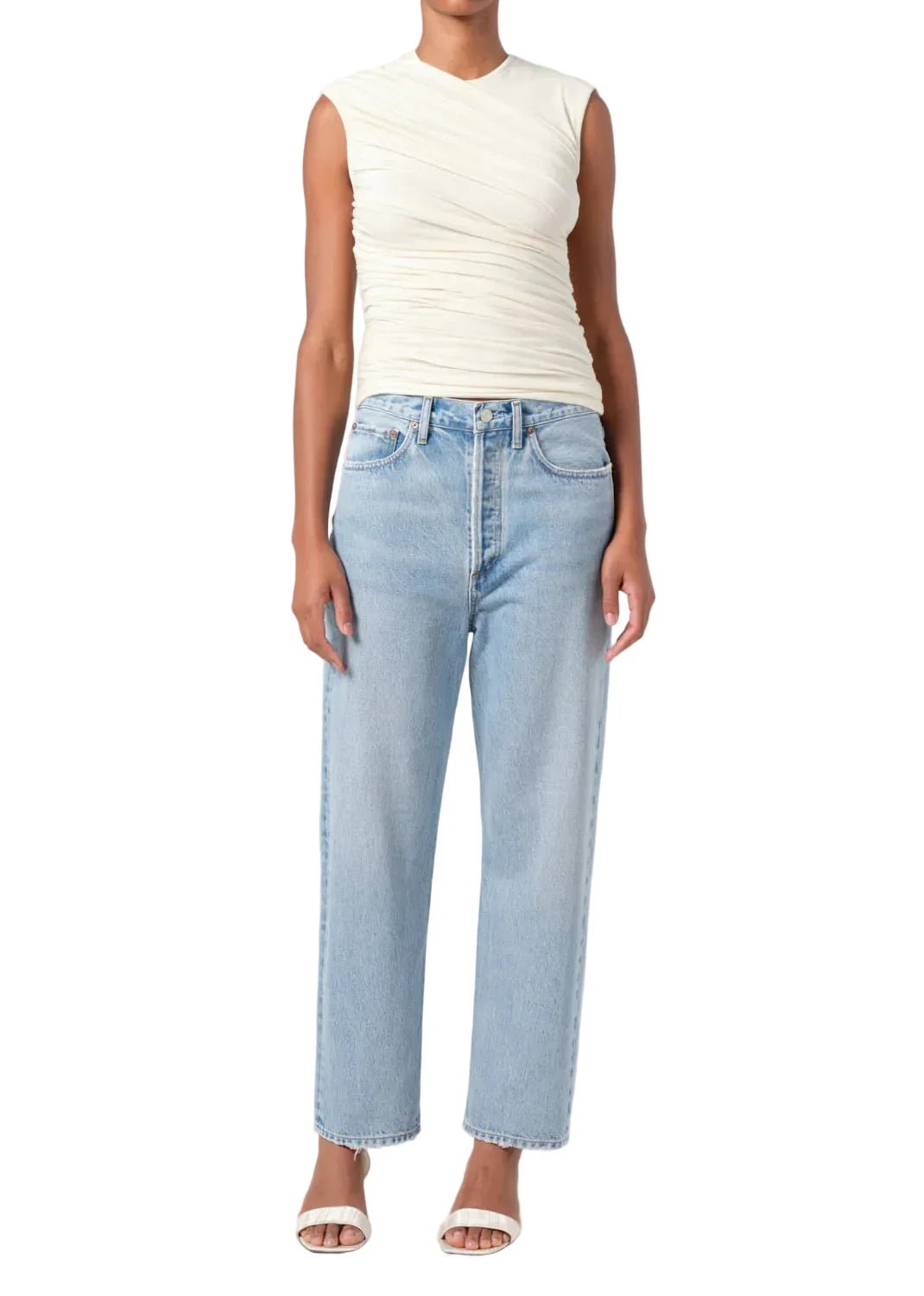 Agolde 90'S Crop Mid Rise Straight - 26
