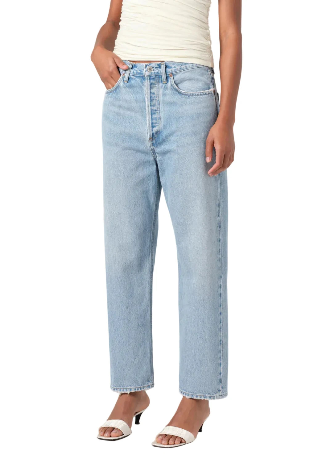 Agolde 90'S Crop Mid Rise Straight - 26