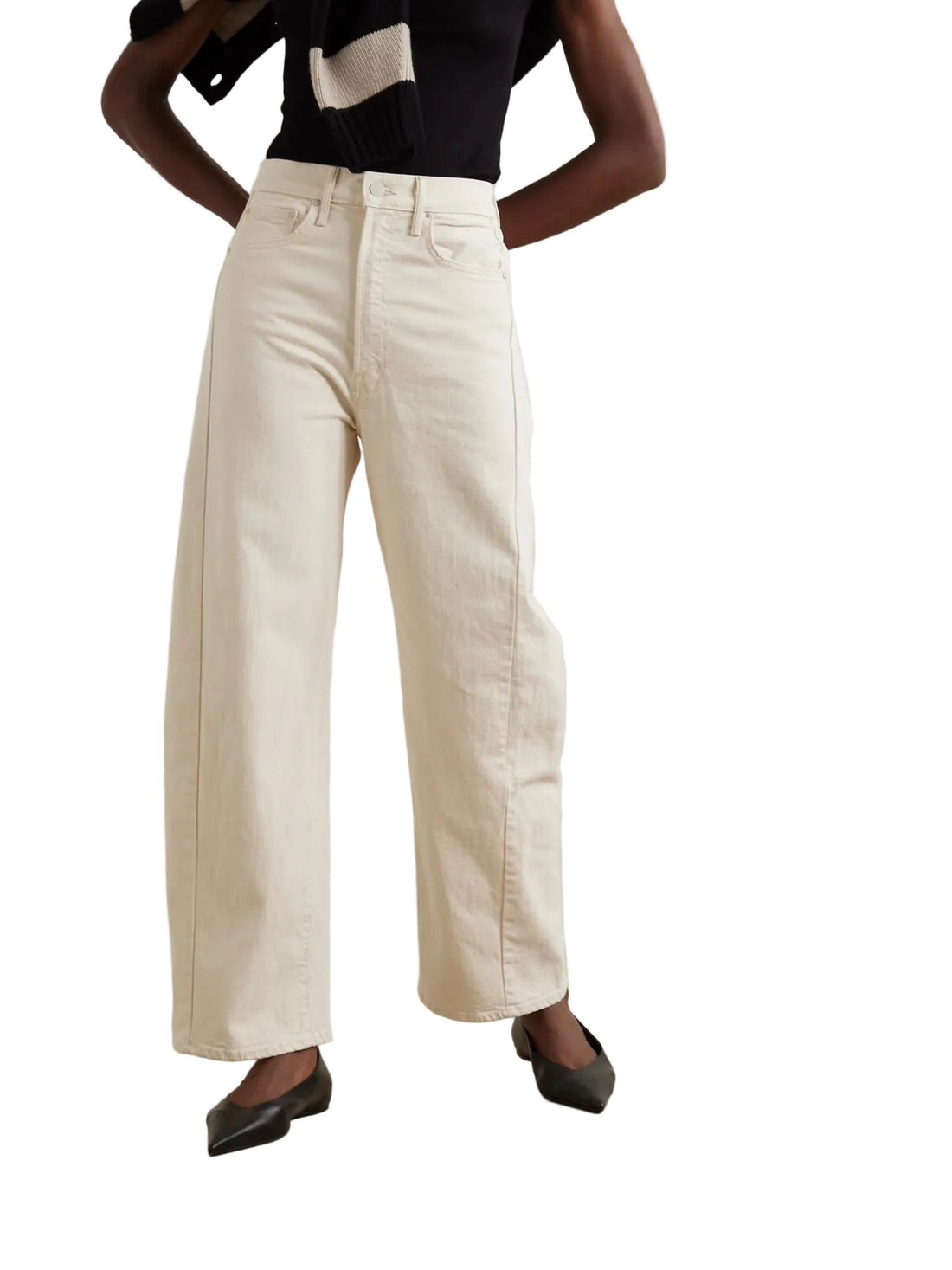 Mother Half-Pipe Ankle High-Rise Barrel Jeans - 27