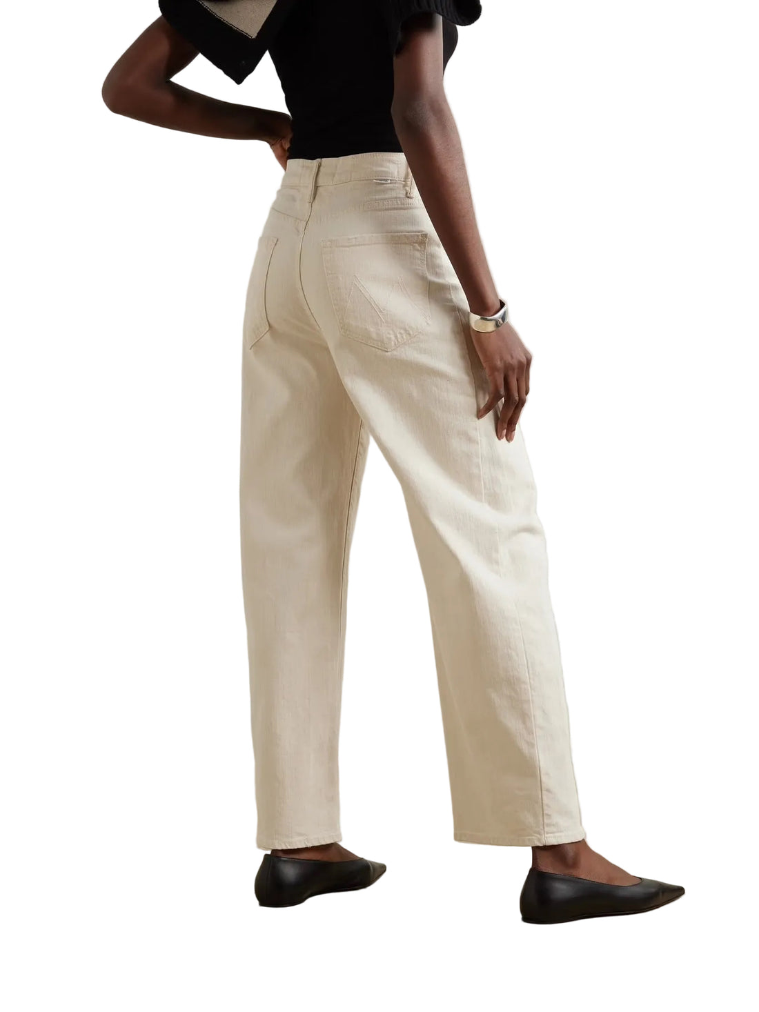 Mother Half-Pipe Ankle High-Rise Barrel Jeans - 27