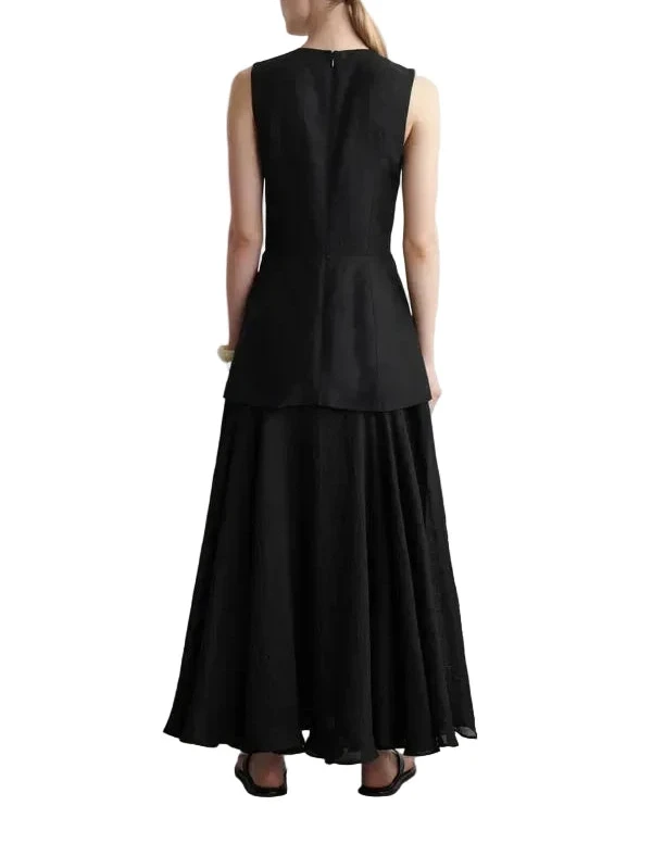 COS Layered Peplum Midi Dress - 6