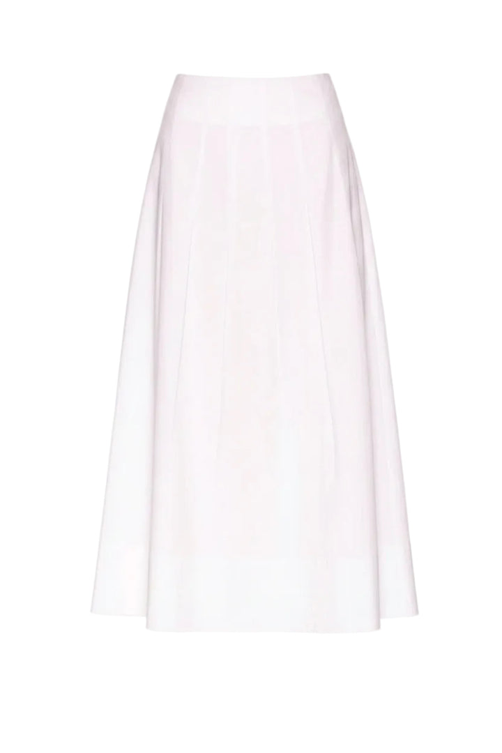 Staud Wells Cotton Poepline Skirt - 10