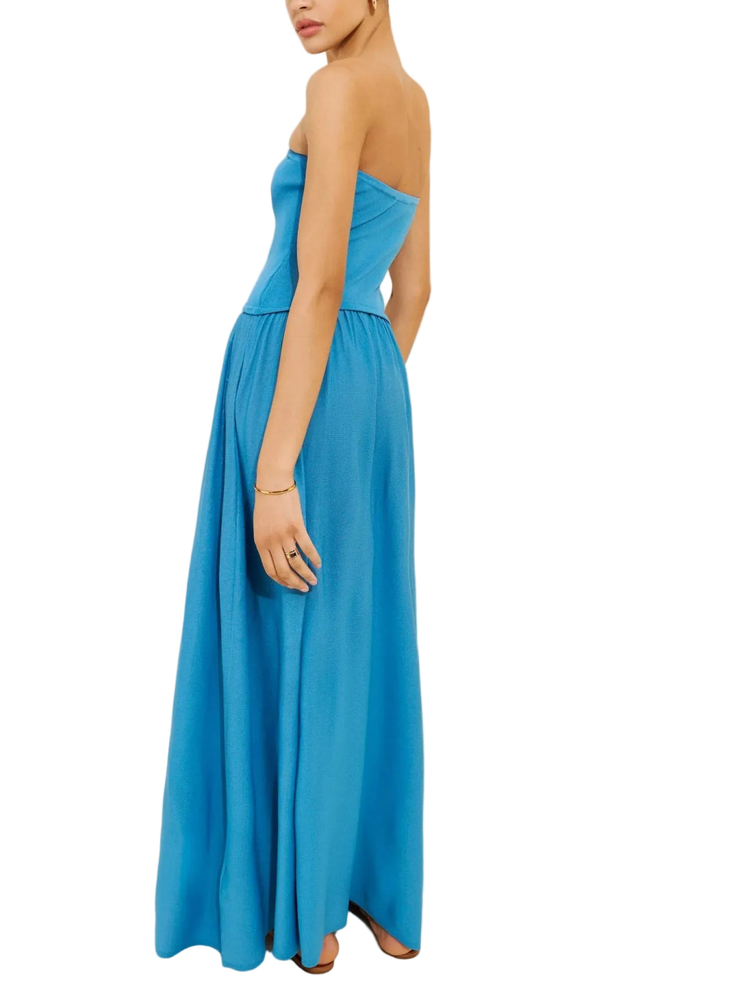 Solid & Striped The Strapless Soglio Dress - M