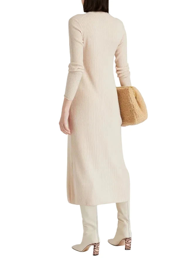 Loulou Studio Sobral Ribbed Wool And Cashmere-Blend Midi Dress - XS