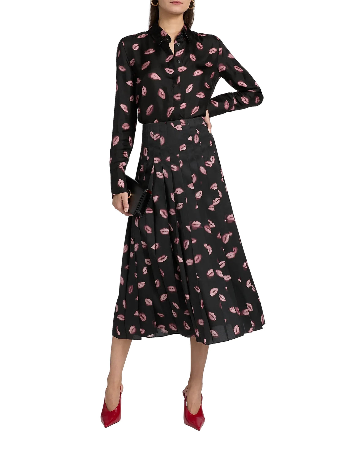 Altuzarra Chika Kisses Silk Blouse - 36