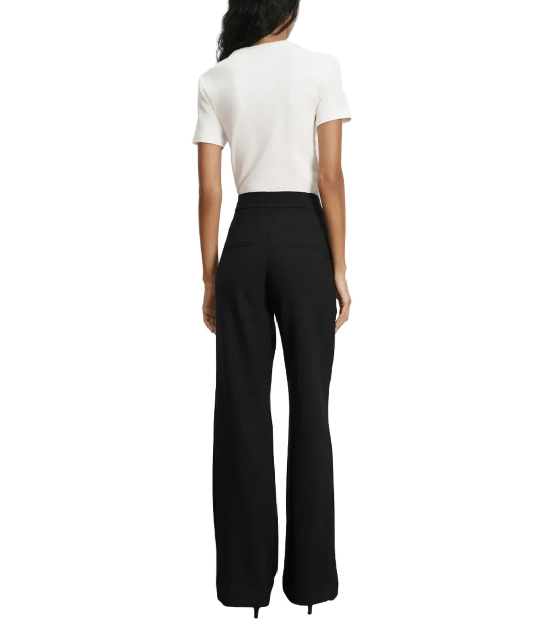 Veronica Beard Tonelli Pant Black High-Rise Trouser - 0