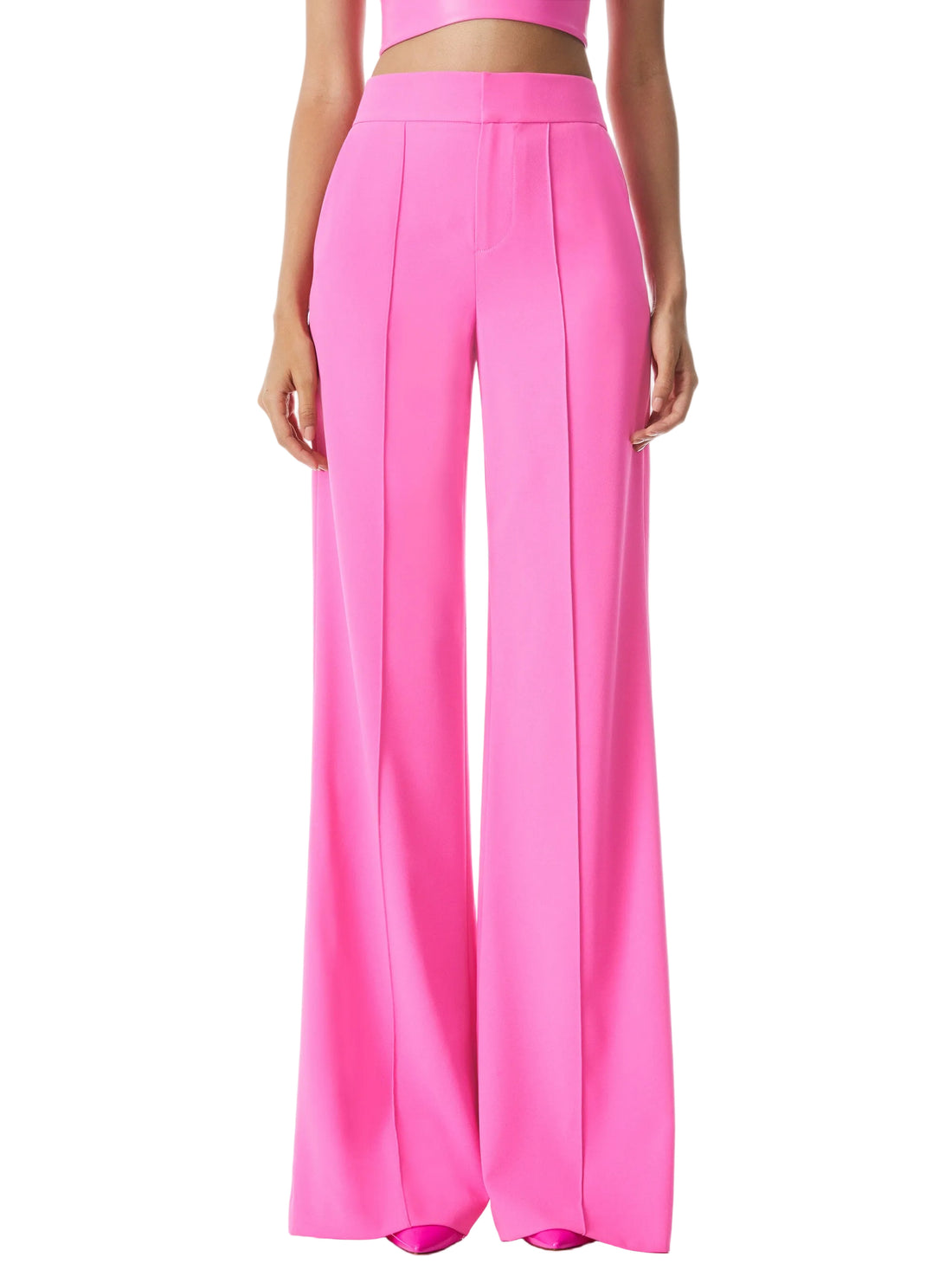 Alicia + Olivia Dylan High Waisted Wide Leg Pant - 4