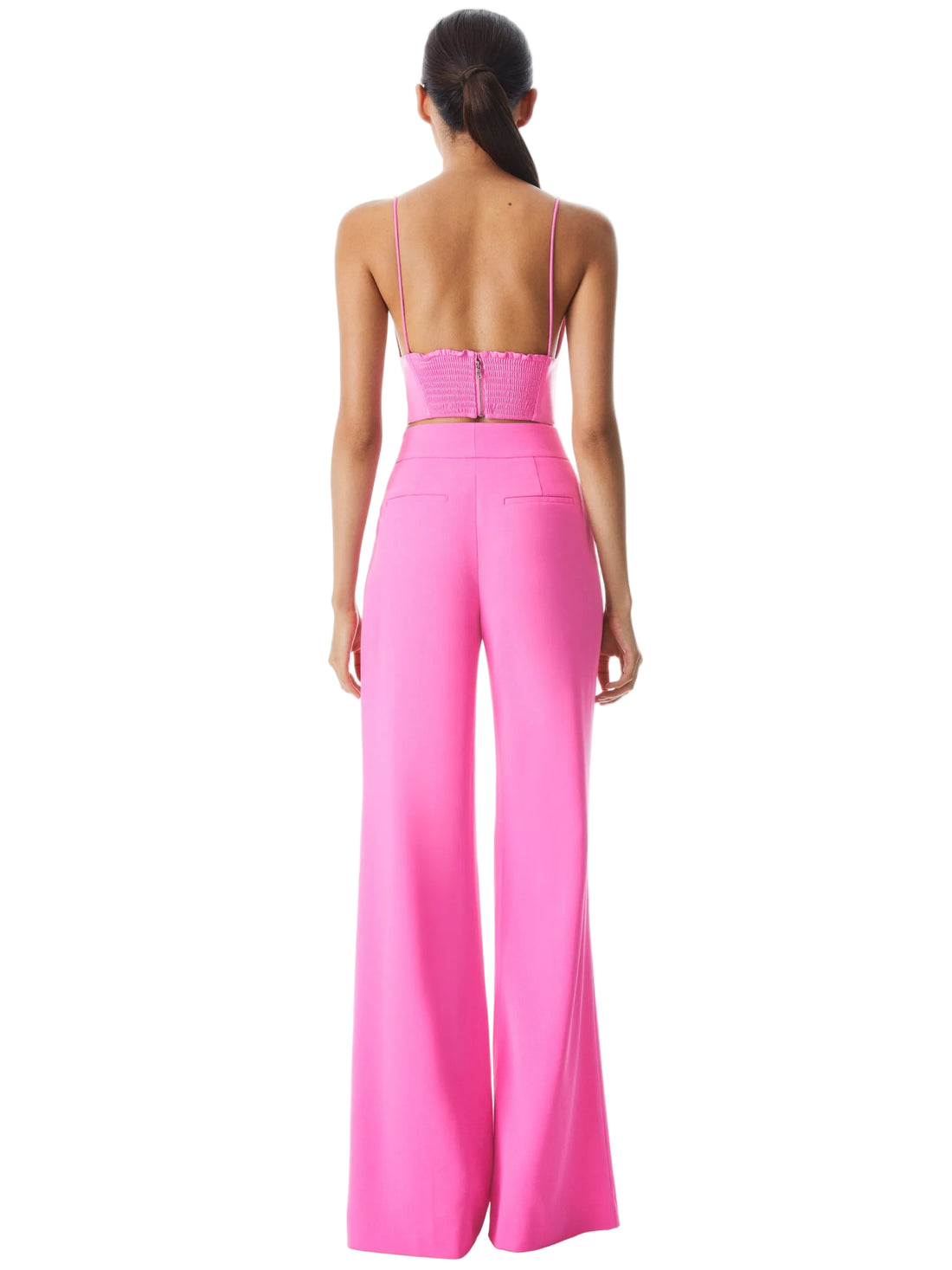 Alicia + Olivia Dylan High Waisted Wide Leg Pant - 4
