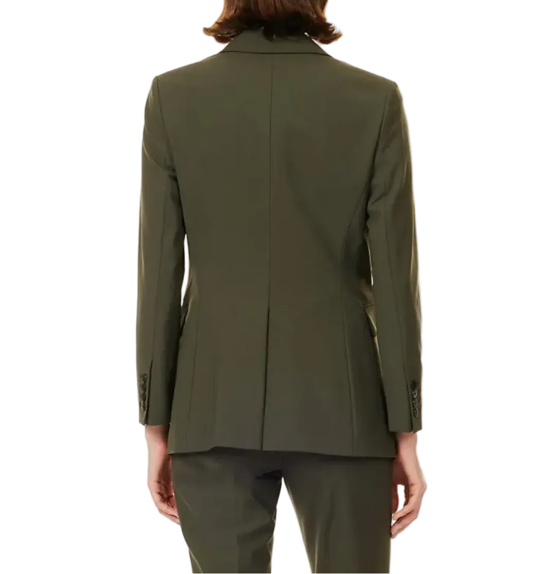 Theory Trace Boxy-Fit Wool-Blend Blazer - 4