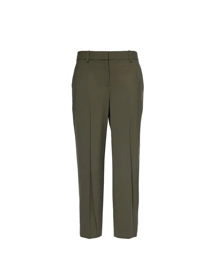 Theory Treeca Tapered High-Rise Wool-Blend Trousers - 0