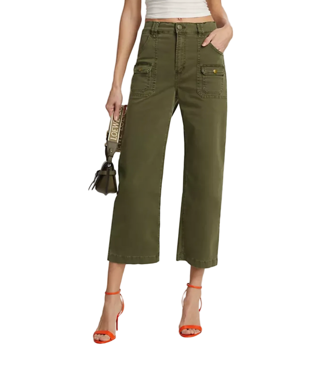 Frame Utility Pocket Pant Winter Moss - 24
