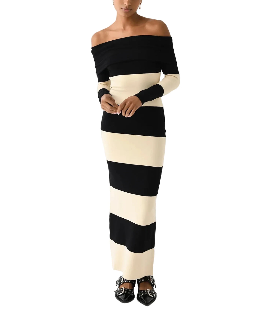 Posse Theo Off The Shoulder Dress - XS