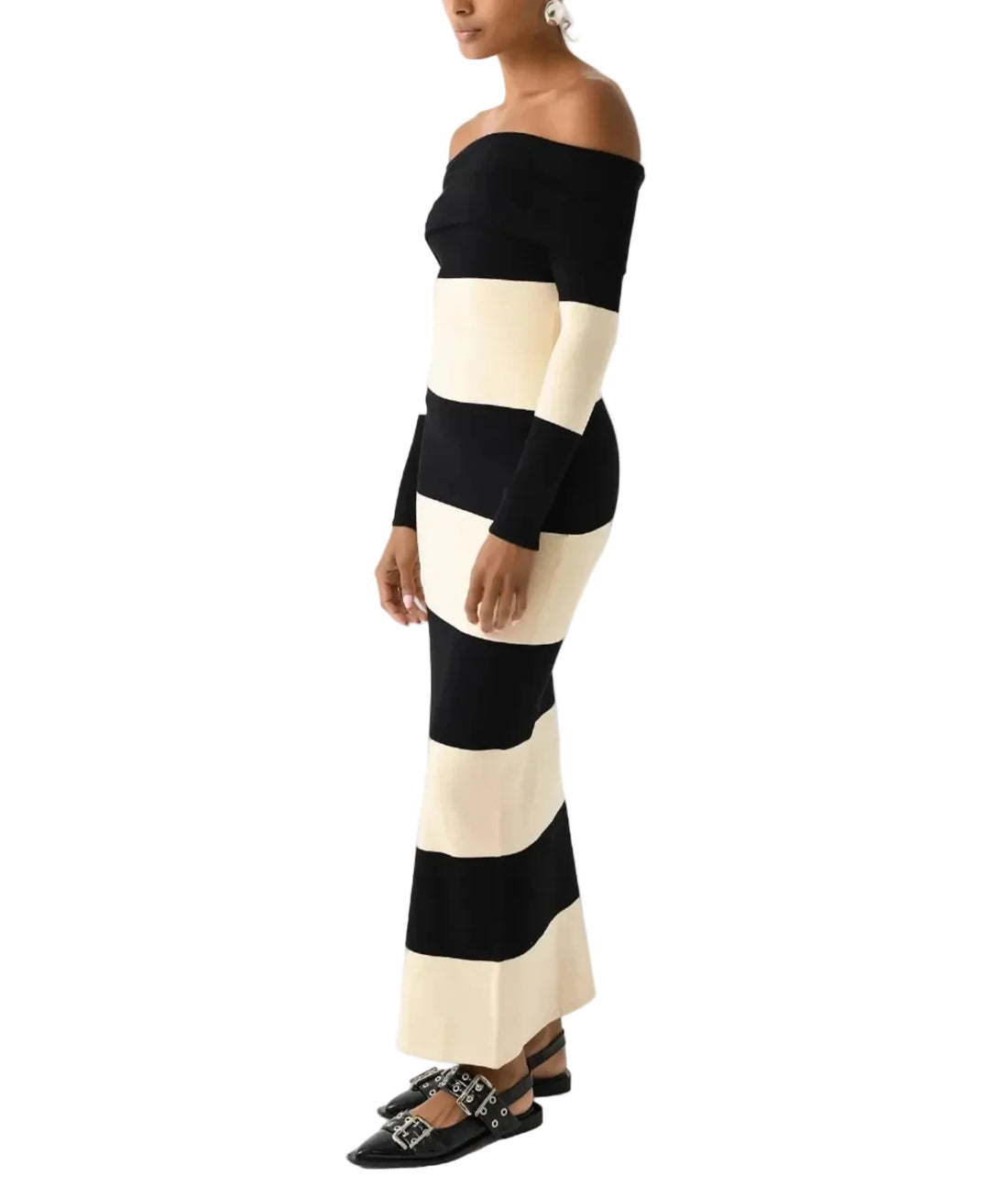 Posse Theo Off The Shoulder Dress - XS