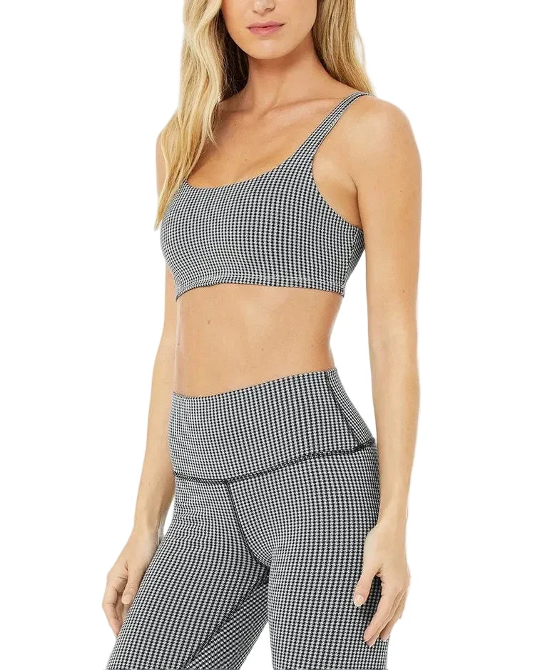 Alo Airtech Micro Houndstooth Bra - M