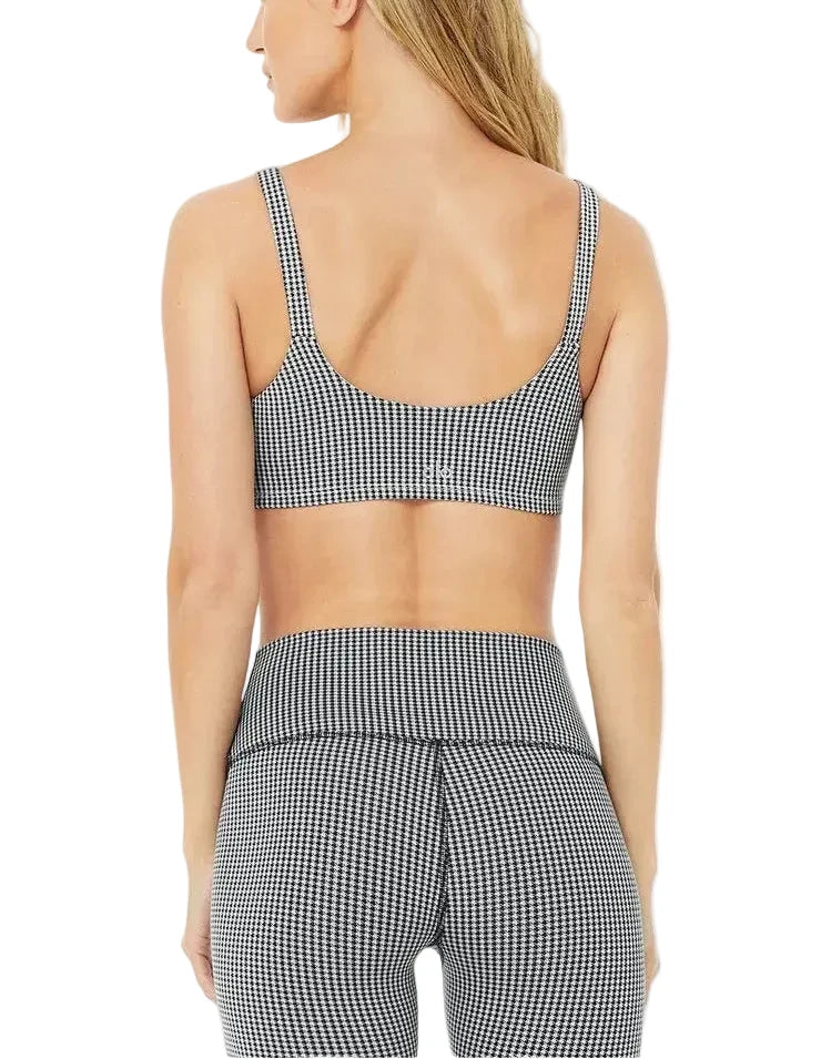 Alo Airtech Micro Houndstooth Bra - M