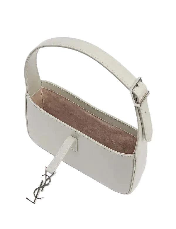 Saint Laurent Le 5 À 7 Monogram Leather Hobo Bag