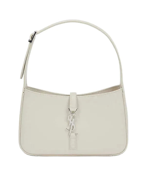 Saint Laurent Le 5 À 7 Monogram Leather Hobo Bag