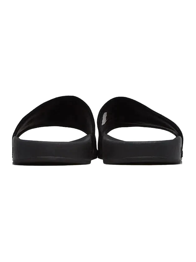 Gucci Horsebit Accent Leather Slides - 38