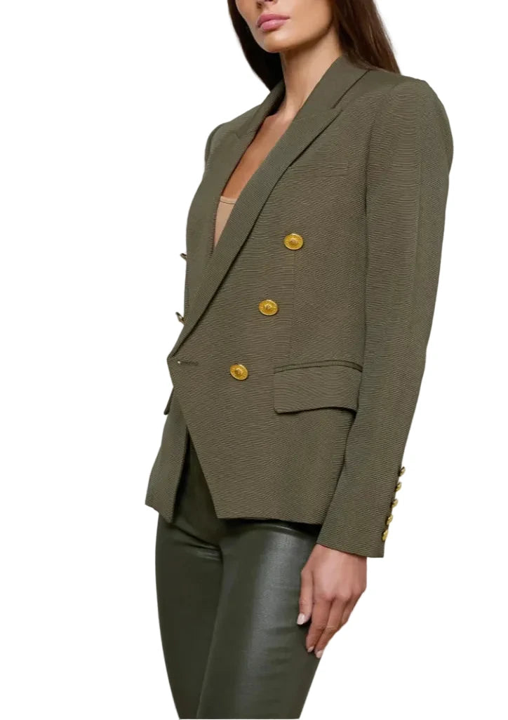 L’Agence Kenzie Double Breasted Blazer - 4