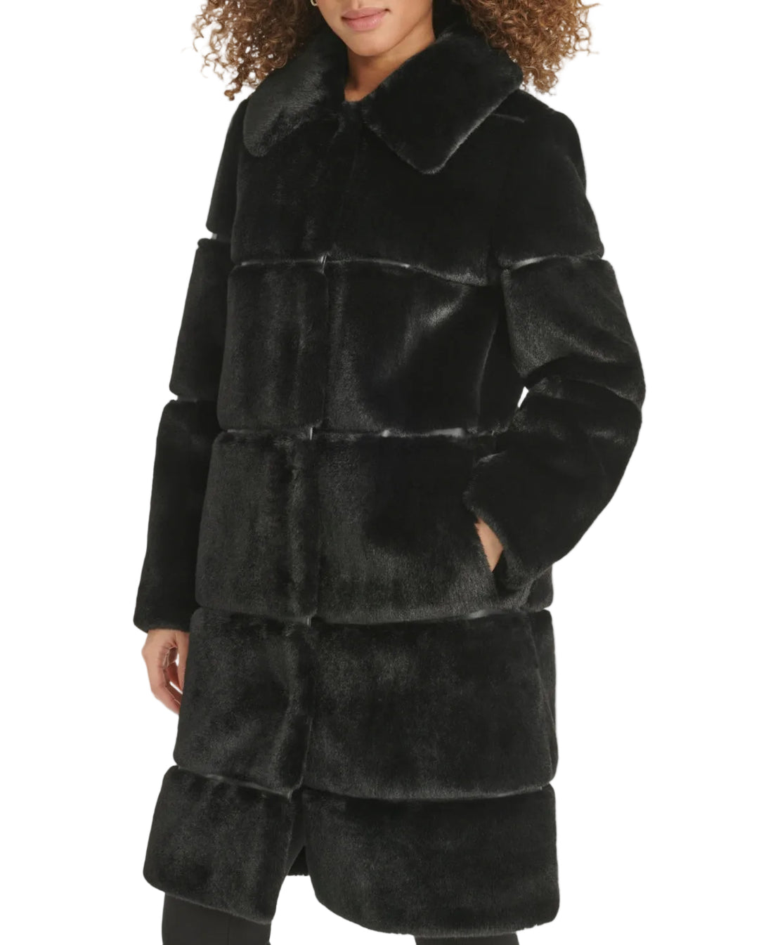Karl Lagerfeld Paris Shearling & Teddy Fleece - M