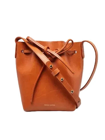 Mansur Gavriel Cammello/Rosa Leather Bucket Bag