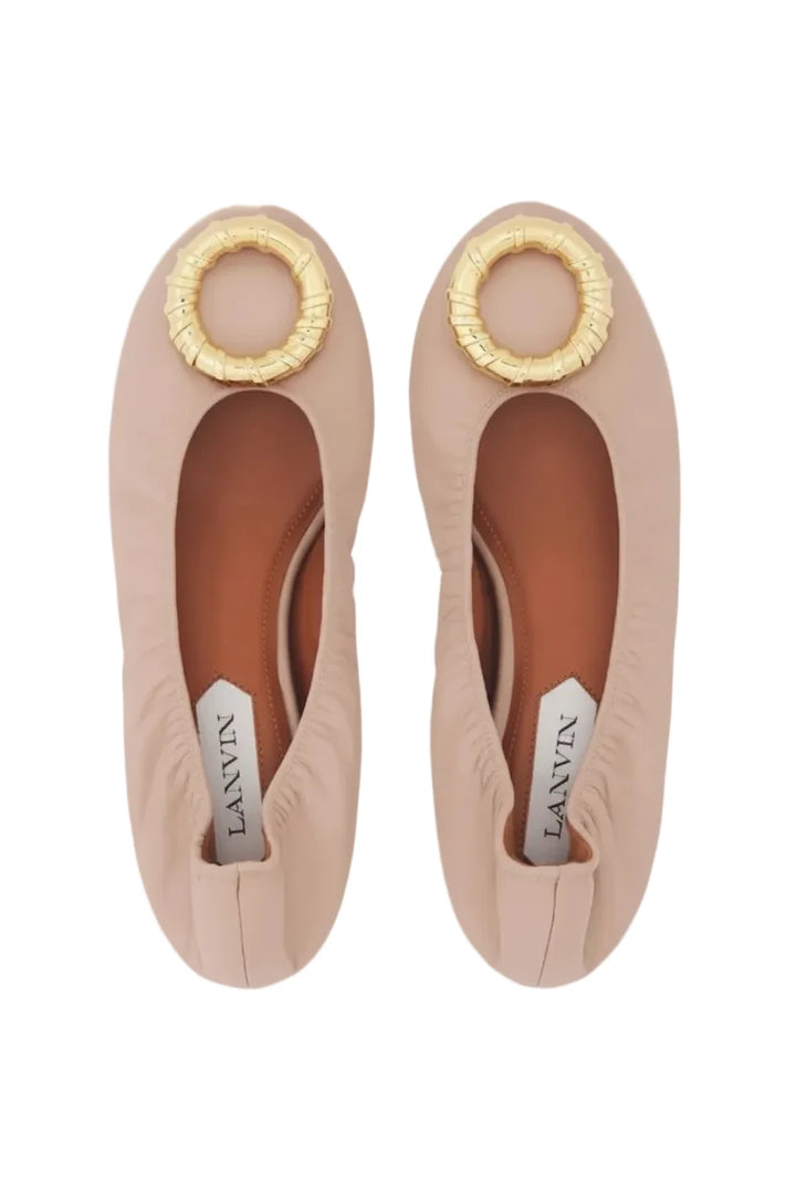 Lanvin Avec Melodie Leather Ballerina - 38