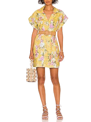 Zimmermann Cuffed Mini Dress - 1