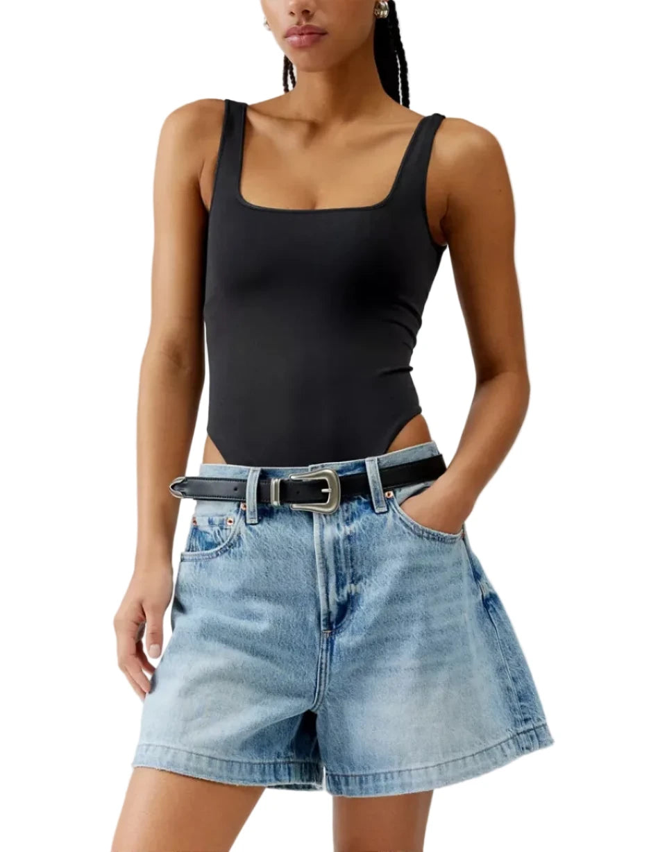Pistola Saige High-Waisted Denim Short - 28