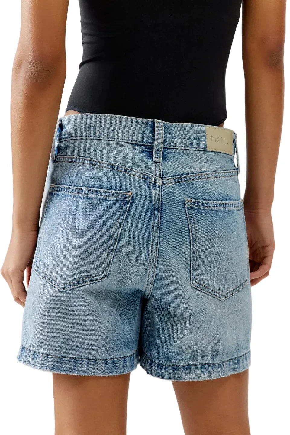 Pistola Saige High-Waisted Denim Short - 28
