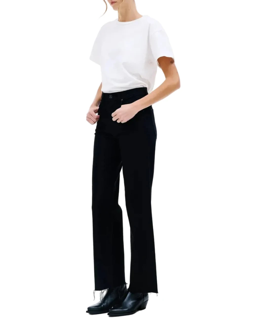 SLVRLAKE Grace Wide-Leg Jeans - 24