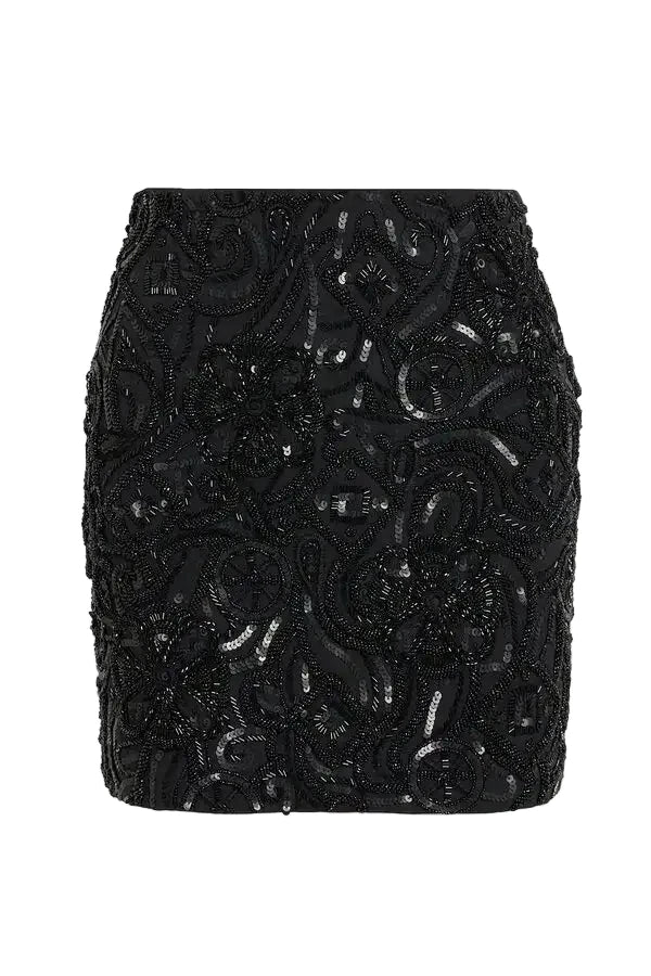 Veronica Beard Elten Embellished Mini Skirt - 00