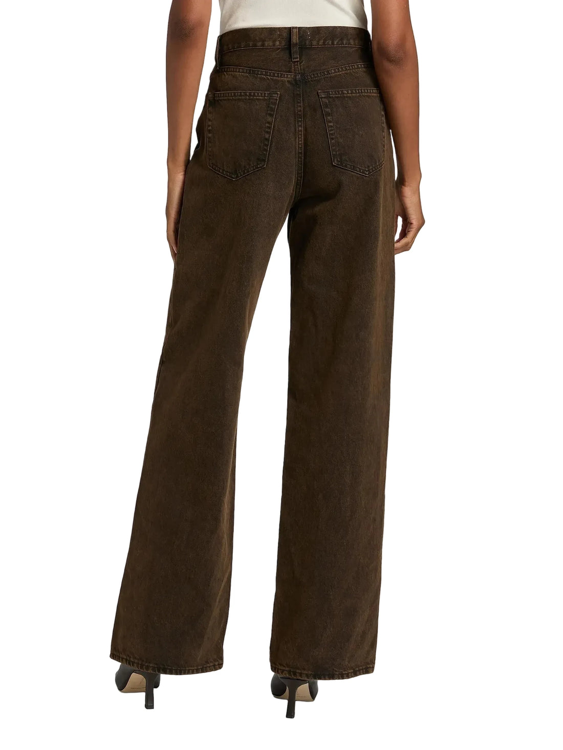 Frame The Collegiate High-Rise Wide-Leg Jeans - 23