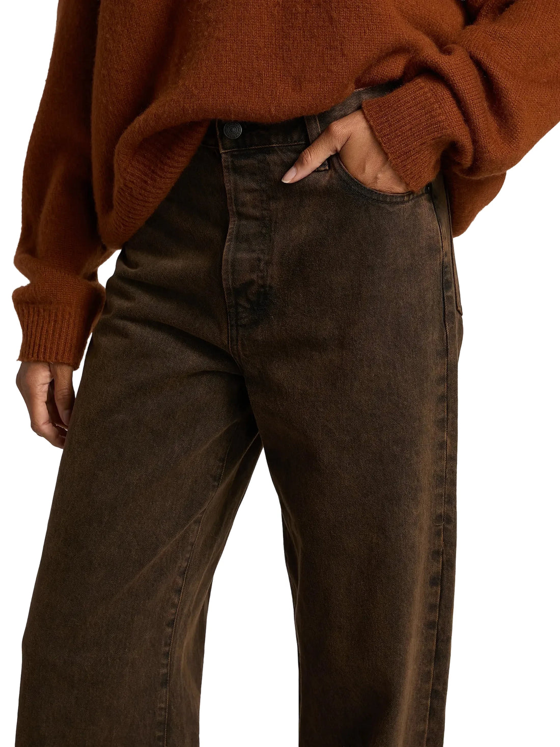 Frame The Collegiate High-Rise Wide-Leg Jeans - 23