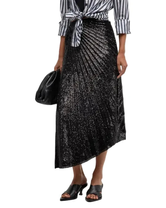 A.L.C. Tori Asymmetric Pleated Skirt - 00