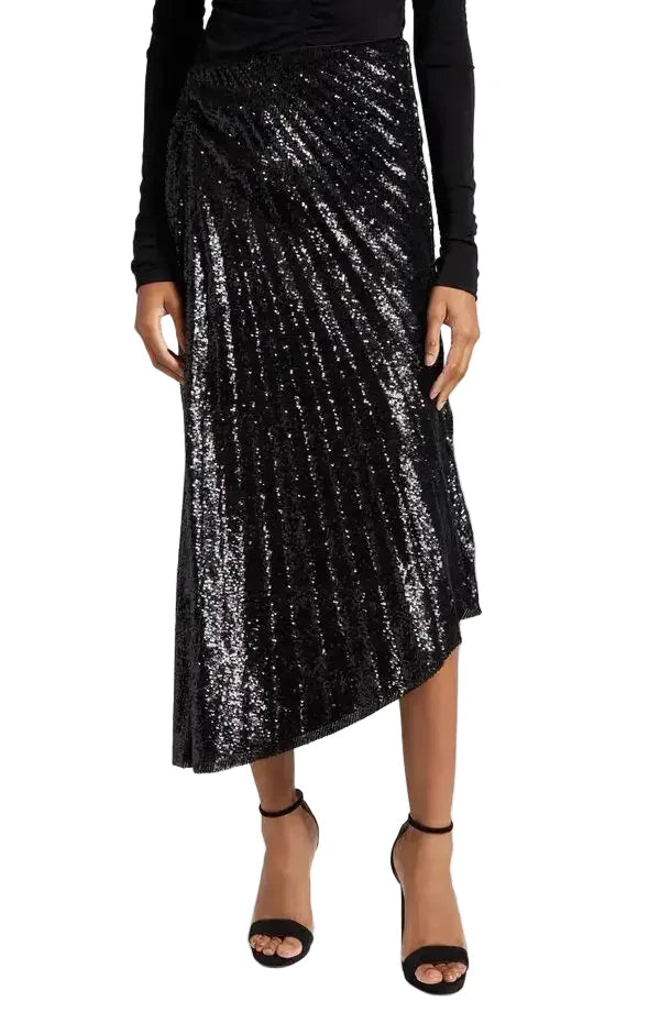 A.L.C. Tori Asymmetric Pleated Skirt - 00