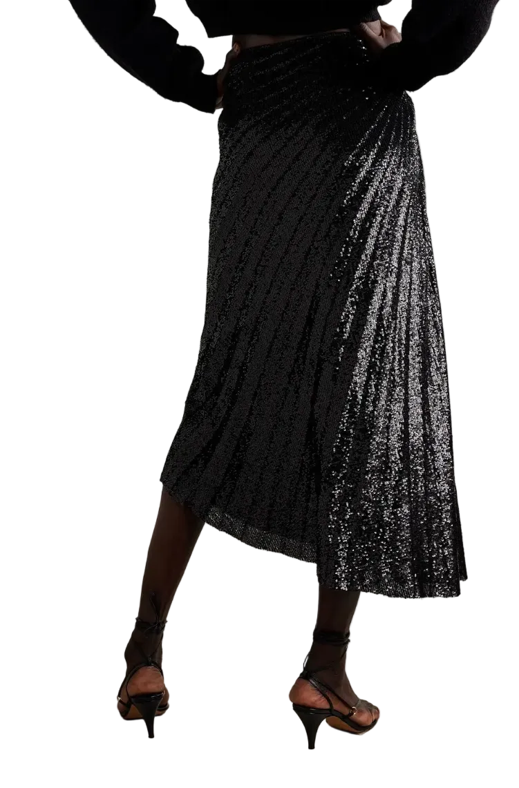 A.L.C. Tori Asymmetric Pleated Skirt - 00
