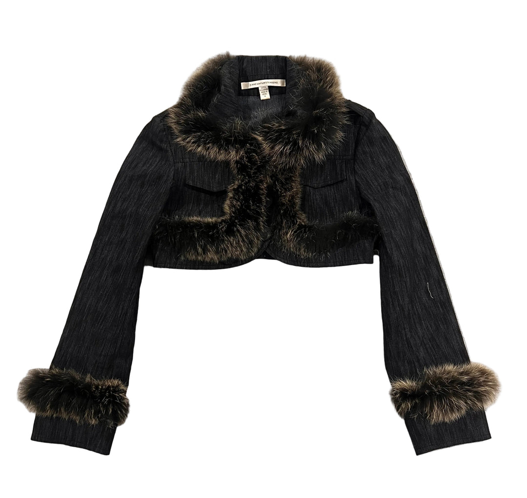 Diane van Furstenberg Cropped Jacket - 4