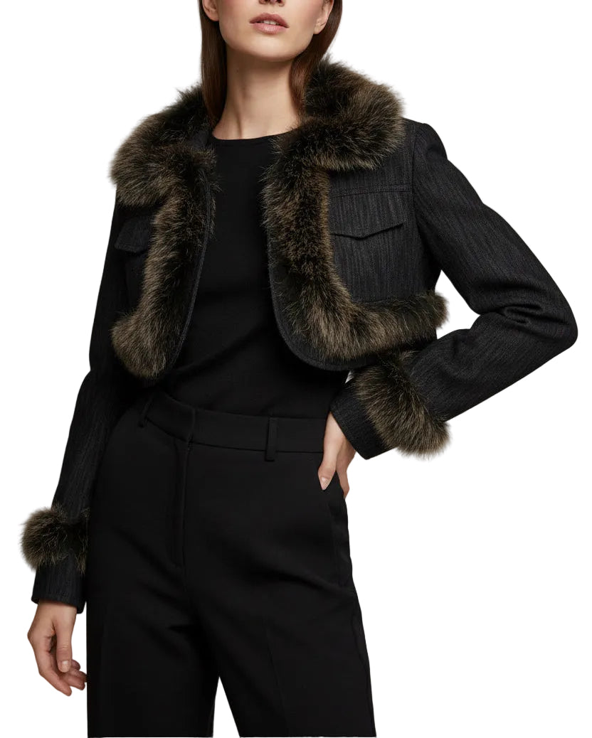 Diane van Furstenberg Cropped Jacket - 4