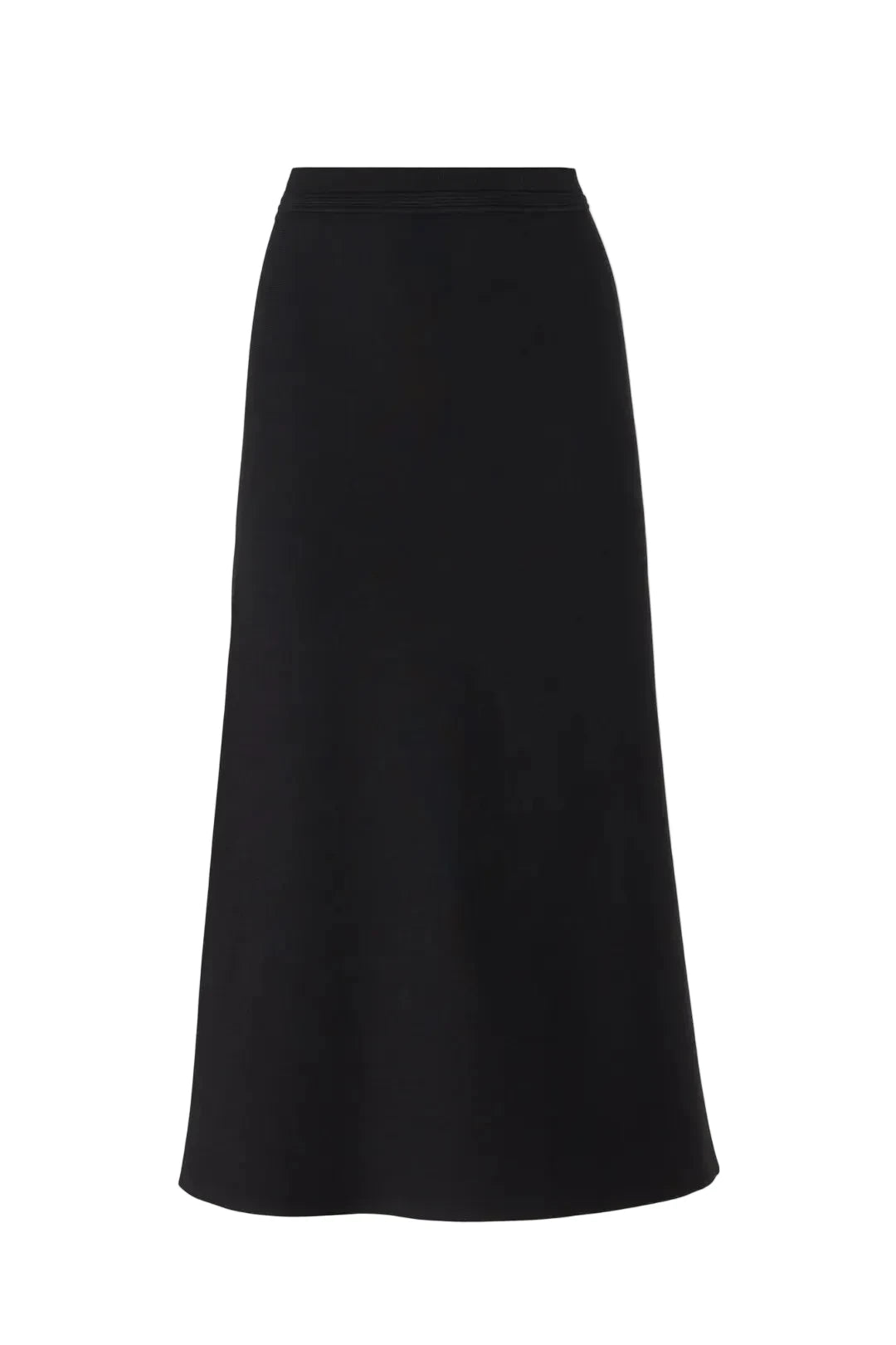 Theory Black Long Flare Skirt - P