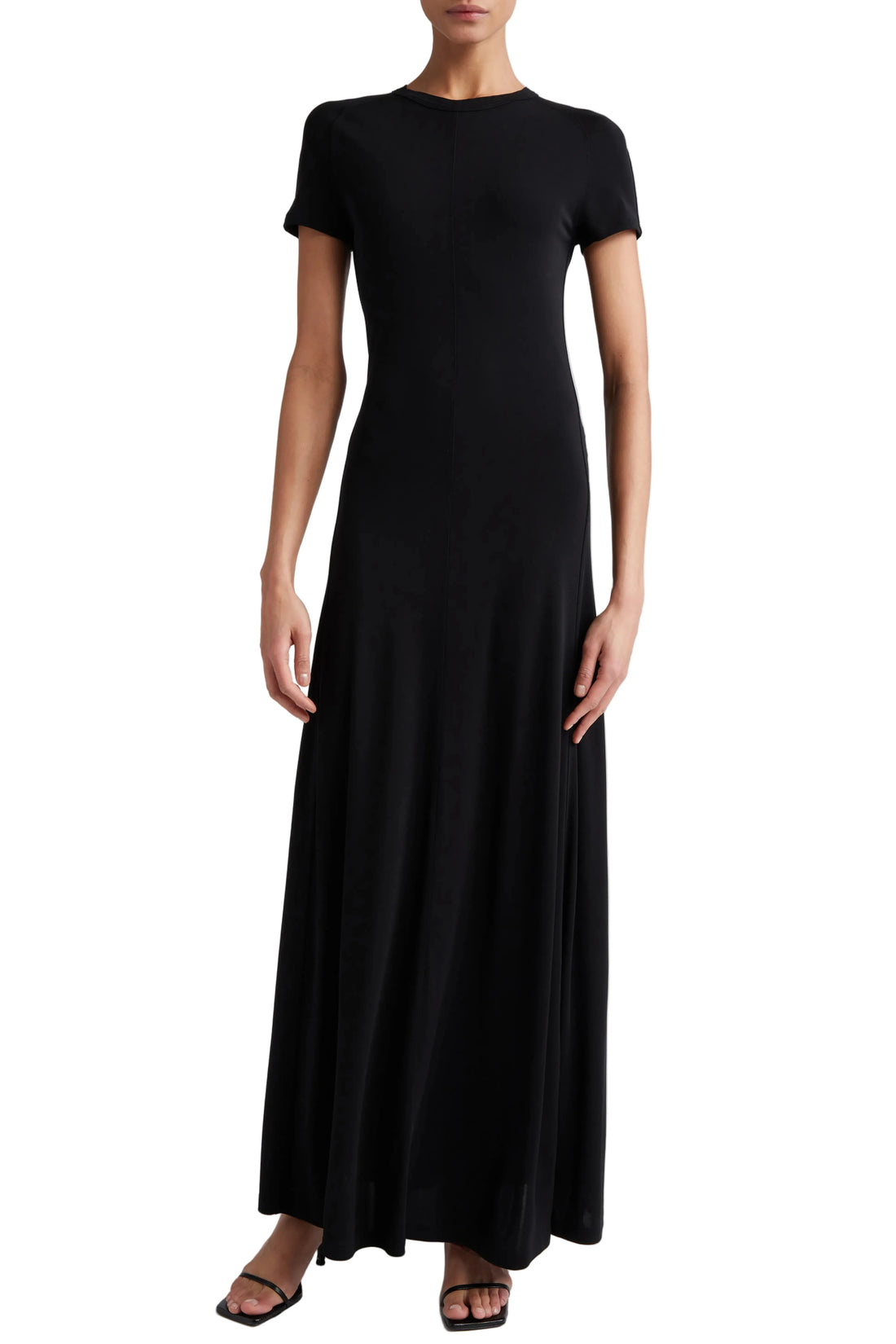 Toteme Fluid Jersey Maxi T-Shirt Dress - XS