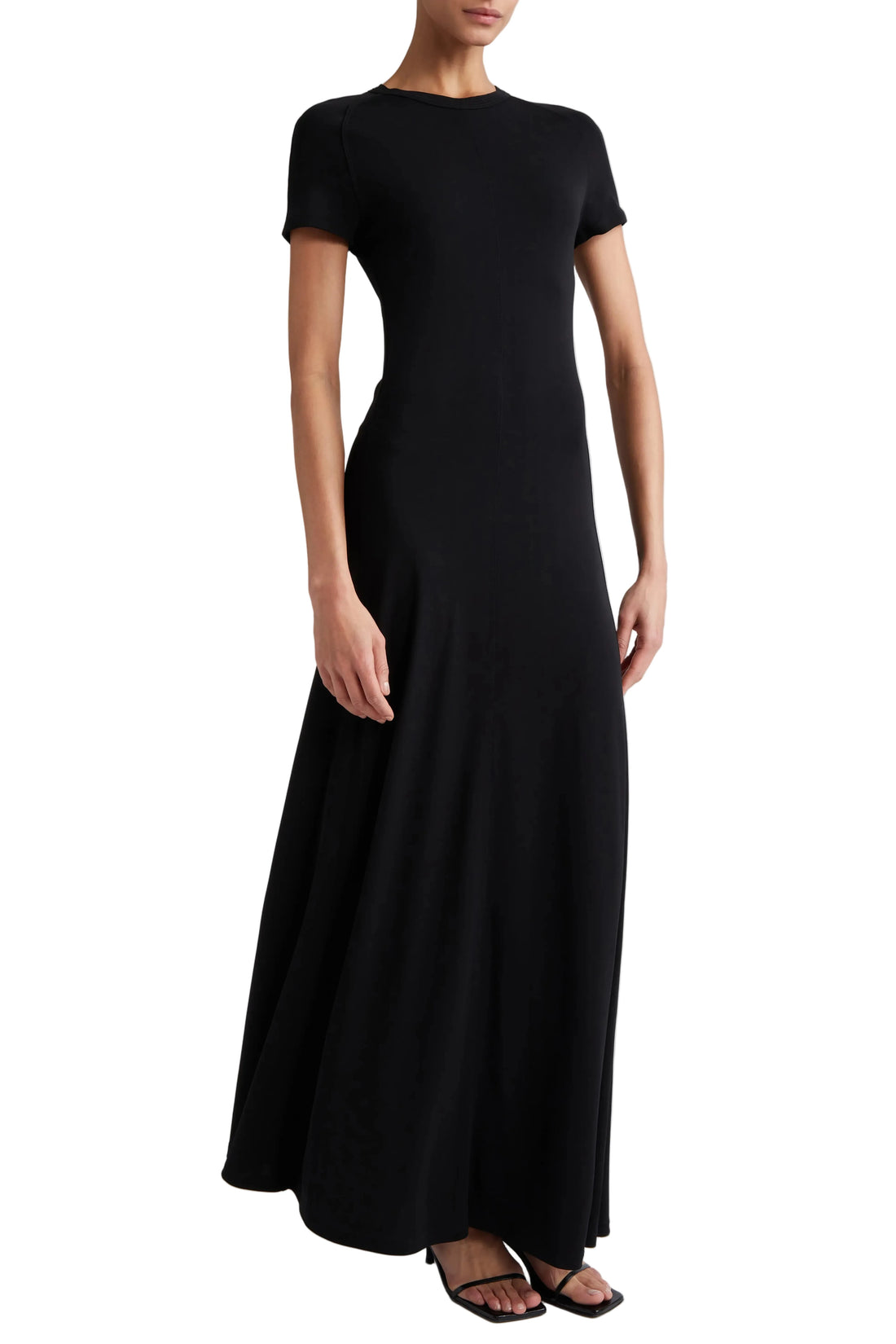 Toteme Fluid Jersey Maxi T-Shirt Dress - XS