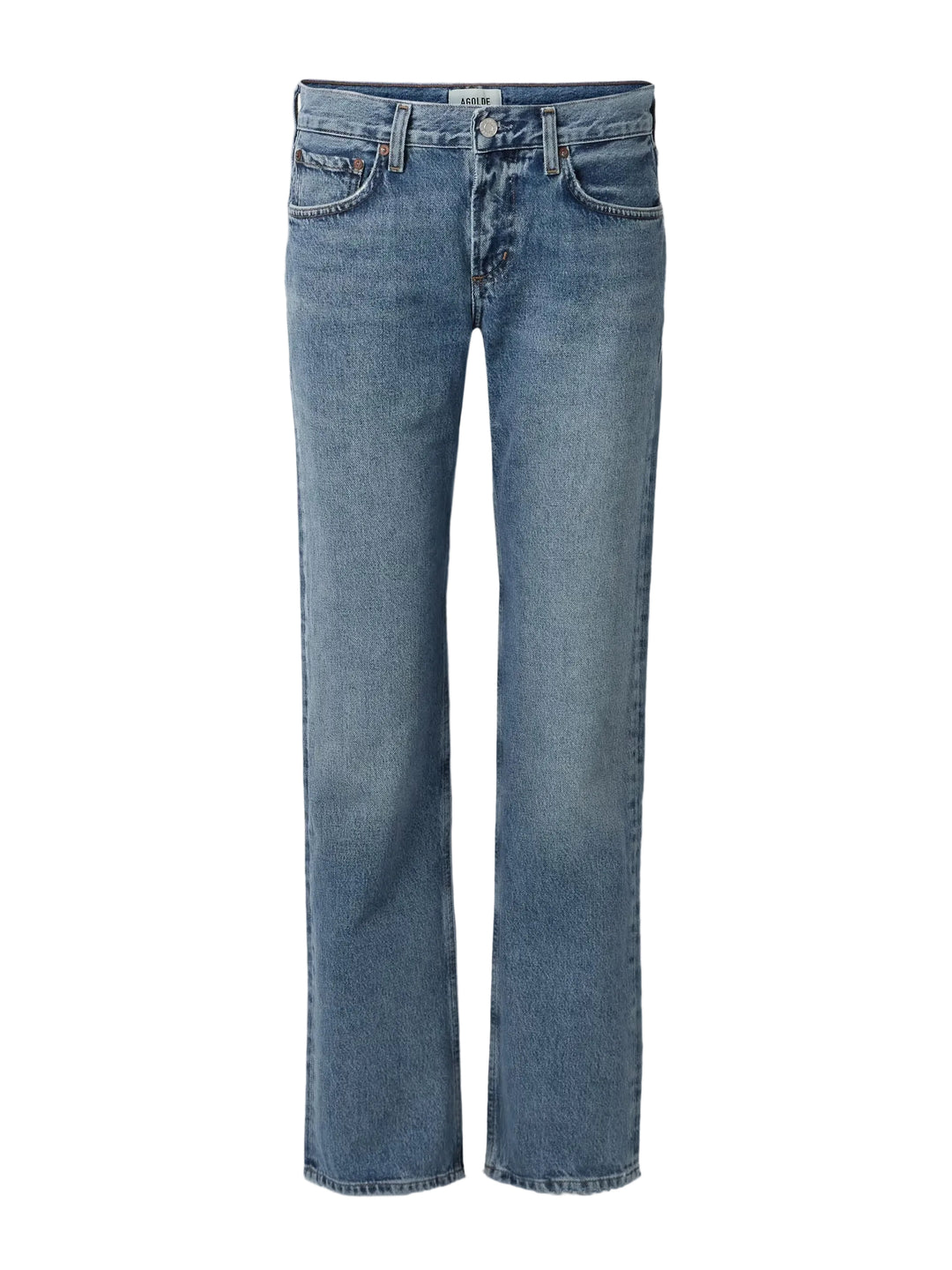 Agolde Low-Rise Slim-Leg Jeans - 24