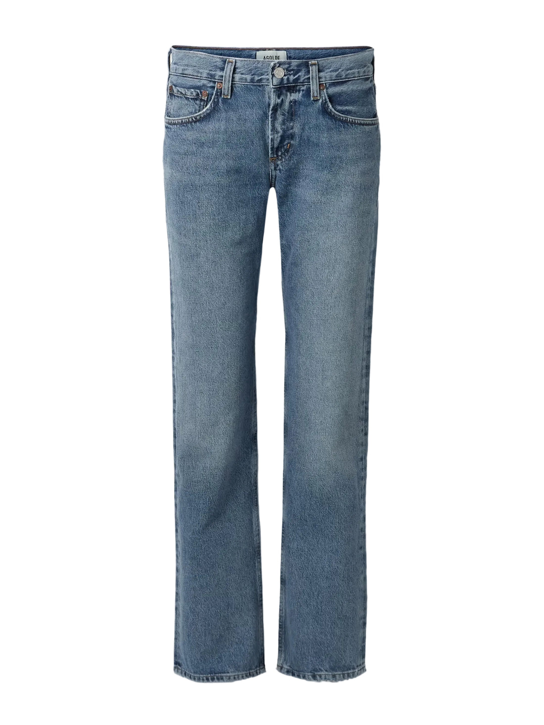 Agolde Low-Rise Slim-Leg Jeans - 24