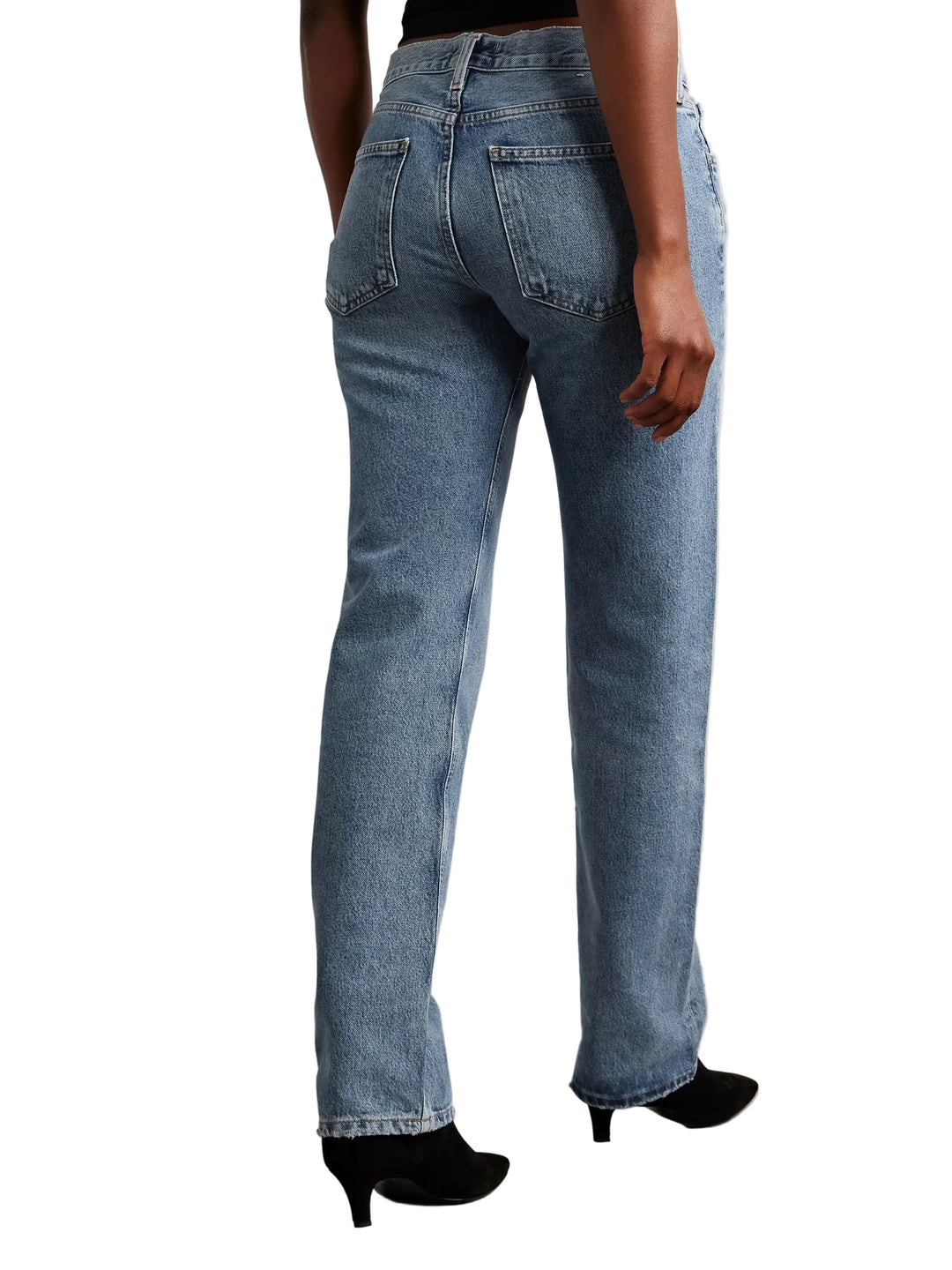 Agolde Low-Rise Slim-Leg Jeans - 24