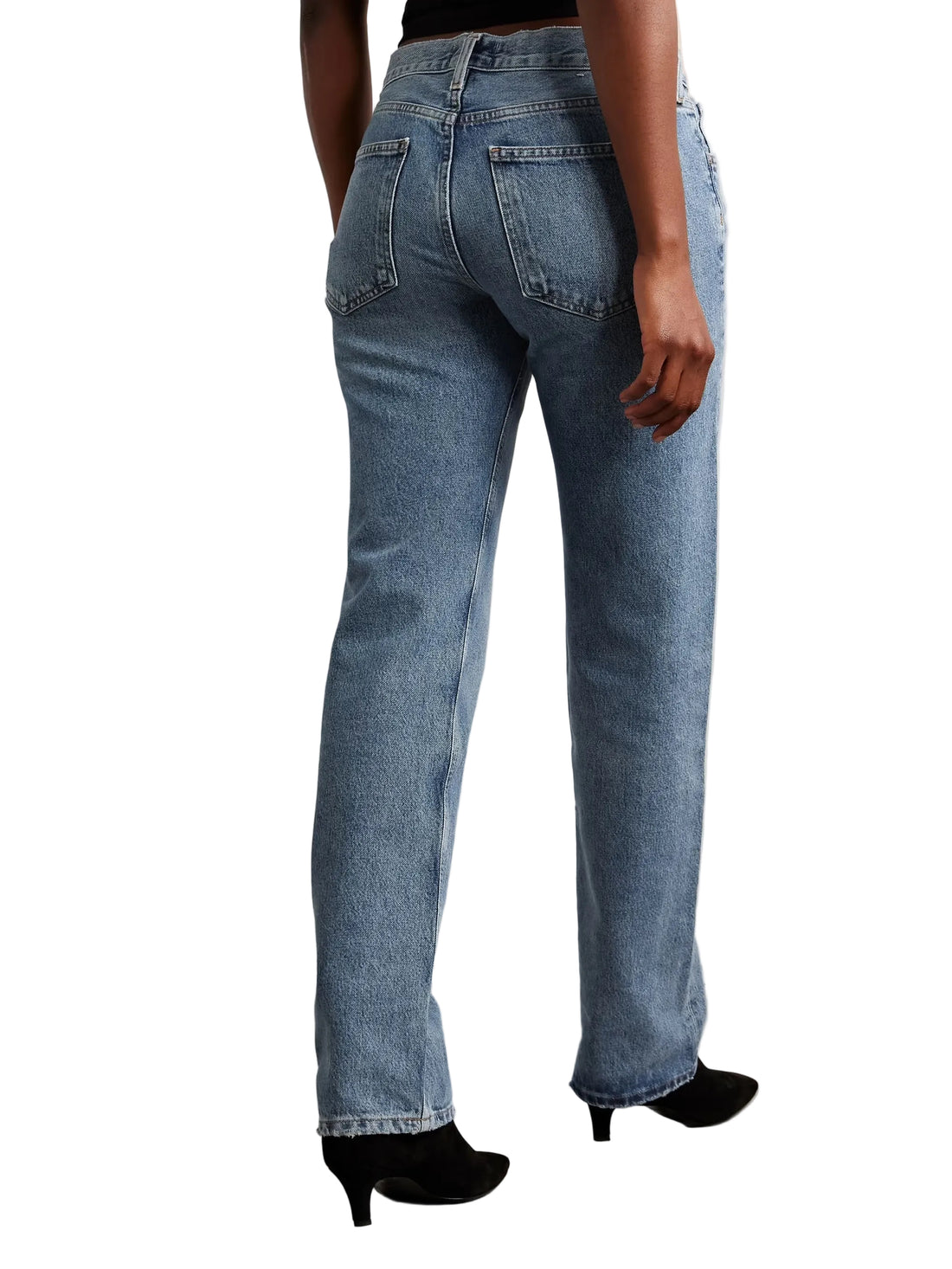 Agolde Low-Rise Slim-Leg Jeans - 24