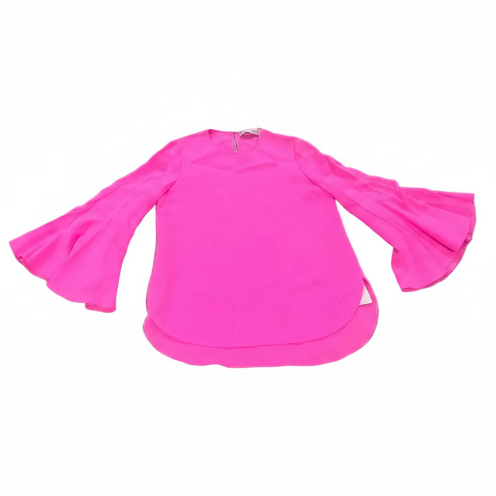 OSCAR DE LA RENTA Top Pink Long Sleeve- S/M