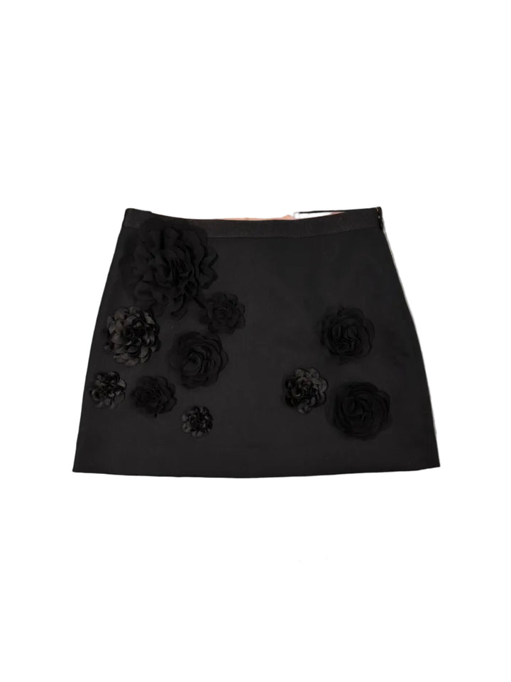 LoveShackFancy Flower Mini Skirt - 00
